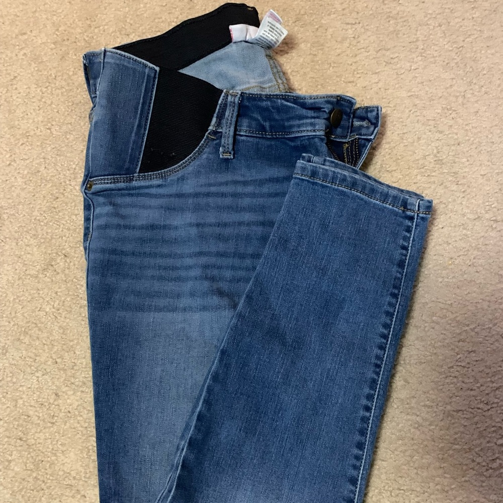 Side Panel Skinny Maternity Jean